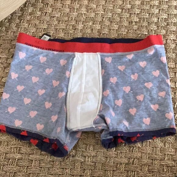 Unsimply Stitched HEARTS Boxer Brief/Trunk, Blue/Red, Size XL, NWT - Picture 6 of 9